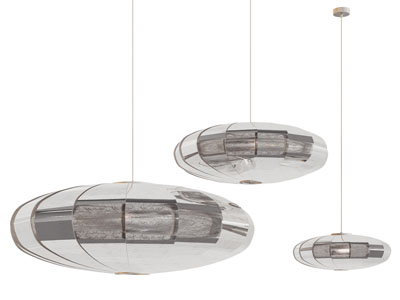 现代玻璃灯罩吊灯