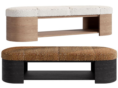 现代椭圆形沙发凳子