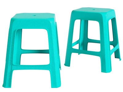 现代方形塑料凳子