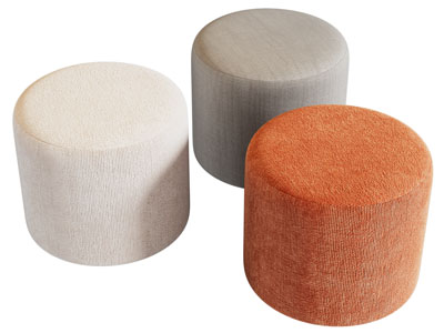 现代圆形沙发凳子