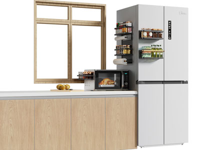 现代烤箱 冰箱 调料瓶置物收纳架