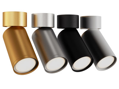 现代可转向筒灯射灯