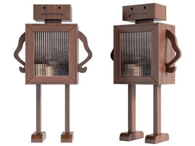 现代机器人床头柜 边几