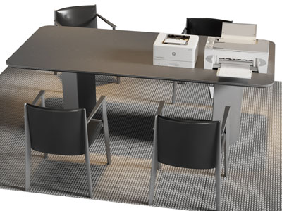 现代办公桌椅组合