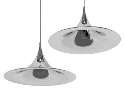 现代喇叭造型的吊灯