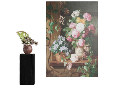 现代花卉装饰挂画