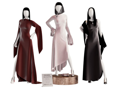 现代女装模特 美陈3d模型 现代女装模特 美陈