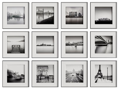 现代黑白装饰挂画