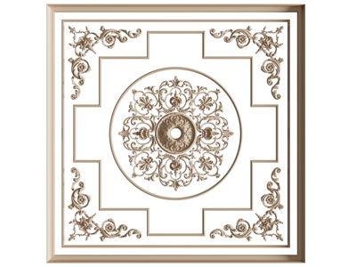 欧式雕花石膏线条 灯盘 装饰构件3d模型 欧式雕花石膏线条 灯盘 装饰构件