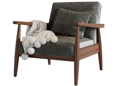 北欧休闲椅子 抱枕