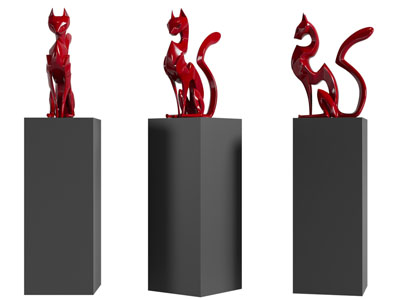现代抽象动物雕塑雕刻3d模型 现代抽象动物雕塑雕刻