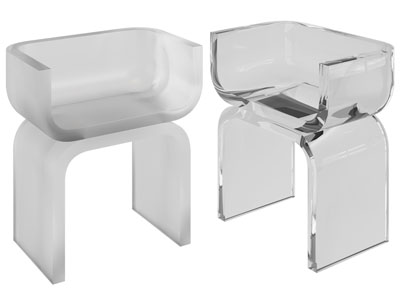 现代亚克力休闲椅子 餐椅