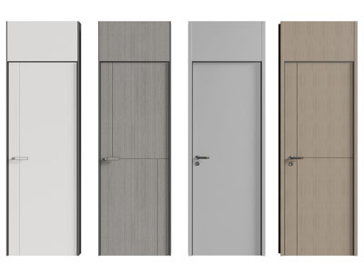 现代木门 房门 平开门