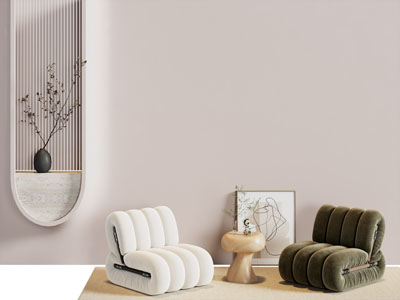 侘寂风休闲椅子 茶几