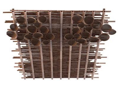 现代民宿天花吊顶