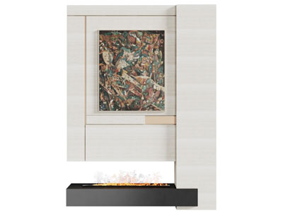 现代壁炉火炉 装饰挂画