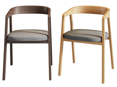 现代木质休闲椅子 餐椅