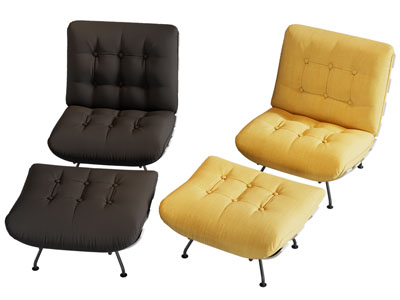 现代躺椅 休闲椅子 脚踏