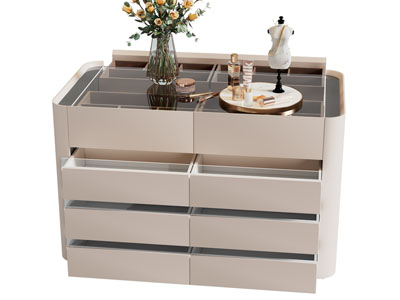 现代衣帽间中岛柜 珠宝首饰展柜