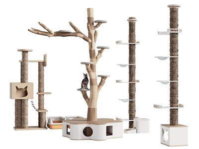 现代猫爬架 猫房子 猫玩具 生活用品