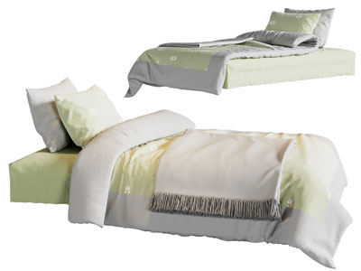 现代儿童床 单人床