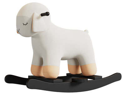 现代小羊摇椅 儿童木马