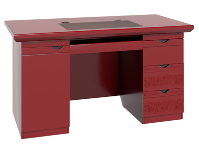 现代实木办公桌