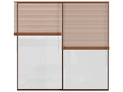 现代竹帘 卷帘 拉帘3d模型 现代竹帘 卷帘 拉帘