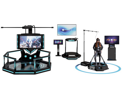 现代半高步行仪VR体验设备3d模型 现代半高步行仪VR体验设备