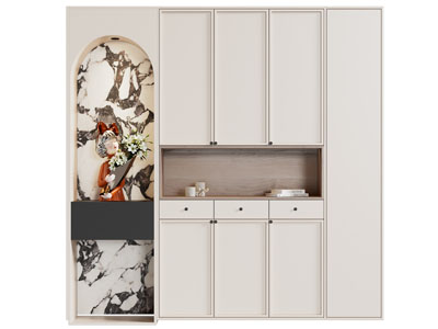 现代玄关装饰鞋柜