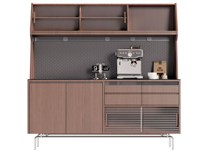 现代中古风餐边柜