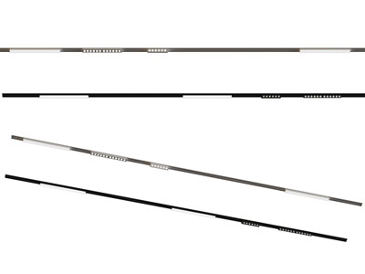 现代轨道磁吸灯 筒灯射灯