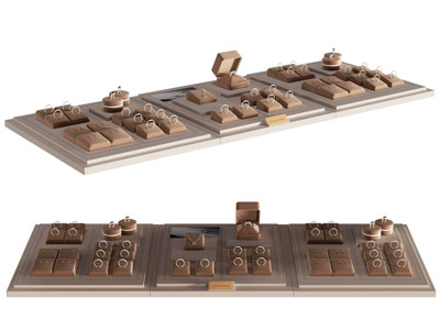 现代珠宝首饰展台 展示柜