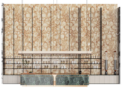 现代轻奢餐饮咖啡馆吧台