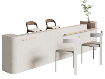 现代酒吧台 吧椅