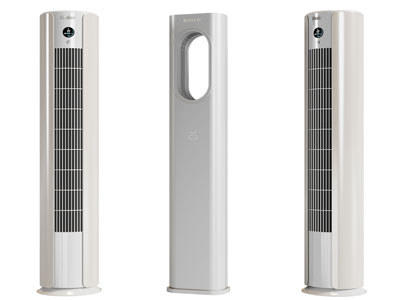 现代柱形空调3d模型 现代柱形空调