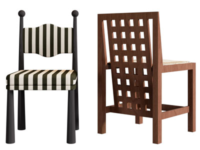 法式中古风休闲椅子 餐椅