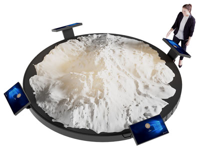 现代多媒体设备 透明触摸设备 投影沙盘3d模型 现代多媒体设备 透明触摸设备 投影沙盘