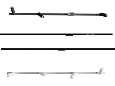 现代轨道磁吸灯 筒灯射灯