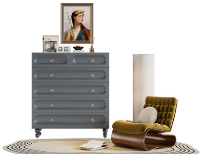 法式玄关柜 边柜 斗柜 单人沙发3d模型 法式玄关柜 边柜 斗柜 单人沙发