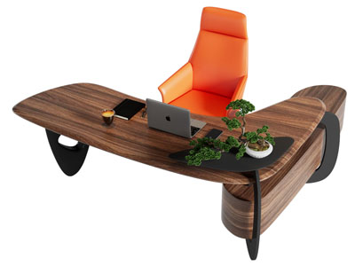 现代老板台 老板桌椅组合