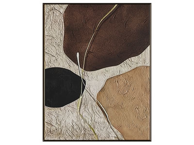 现代装饰挂画 肌理画