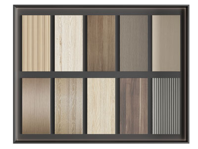 现代木纹理材质 木饰面 护墙板 吸音板