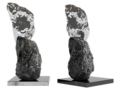 现代石头造型雕塑雕刻摆件组合