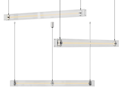 现代亚克力一字型吊灯