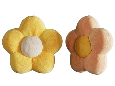 现代花朵抱枕靠垫3d模型 现代花朵抱枕靠垫