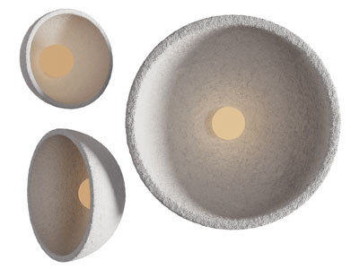 侘寂风水泥质感灯罩吊灯