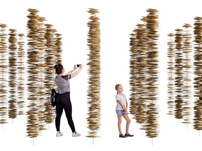 现代美陈 网红打卡拍照区