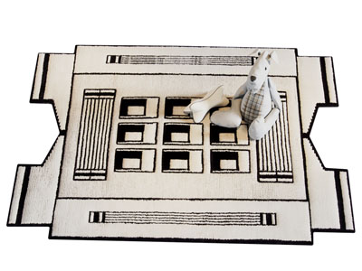 现代异形地毯3d模型 现代异形地毯