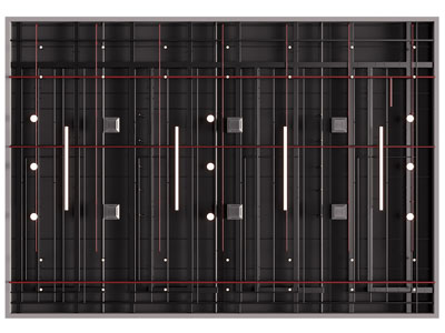 工业风loft裸露管道天花吊顶